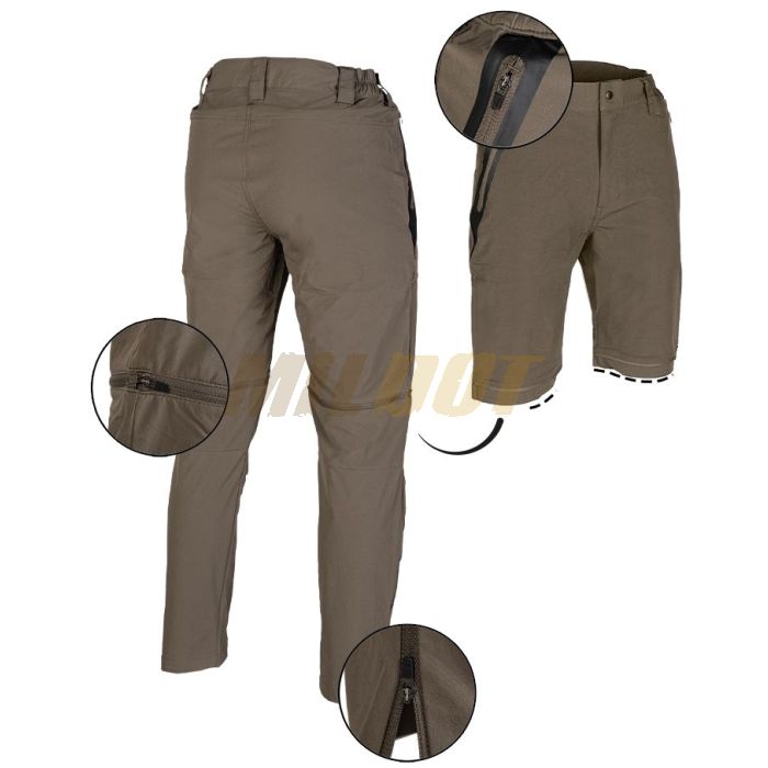 Pantalones desmontables MILTEC Zip-Off Performance verdes