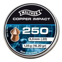 Balines WALTHER Copper Impact 5.5 mm