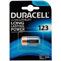 Batería de litio DURACELL CR123 Ultra Power