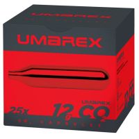 Caja con 25 cápsulas de CO2 UMAREX de 12 gramos