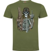 Camiseta SUMMIT OUTDOOR Esqueleto verde