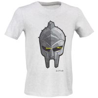 Camiseta DEFCON 5 casco Gladiador gris claro