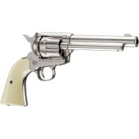 Revólver Colt SAA 45 Níquel White de Balines 4.5 mm