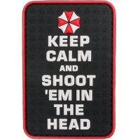 Parche 3D JTG Keep Calm & Shoot Em In The Head