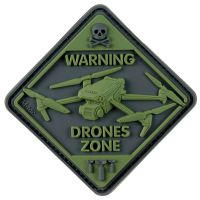 Parche goma 3D M-TAC Drone Zone verde