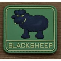 Parche goma 3D Black Sheep