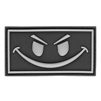 Parche goma 3D JTG Evil Smile negro