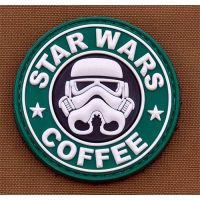 Parche goma 3D Star Wars & Coffee