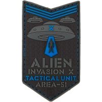 Parche JTG Alien Invasion azul