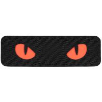 Parche textil Ojos de Gato Rojos M-TAC negro