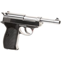 Pistola WE Walther P38 Silver GBB 6mm