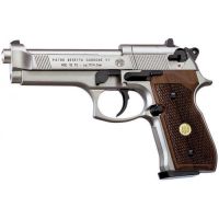 Pistola Beretta 92 FS níquel/madera CO2 4.5mm
