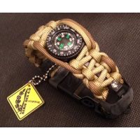 Pulsera Paracord EXTREME SURVIVAL Led coyote