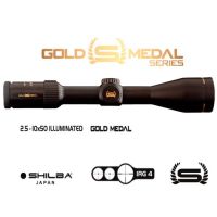 Visor SHILBA Gold Medal II 2.5-10x50 con Retícula Iluminada 4A