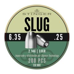 Balines STINGER Slug 6.35 mm 2.14 gr 200 uds