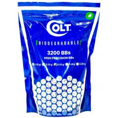 Bolas Bio COLT 0.25 Blancas - 3200 unidades