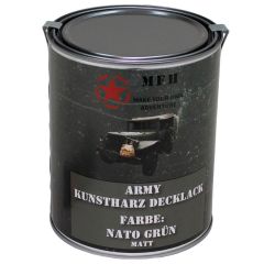 Bote de pintura MFH Army verde OTAN 1l