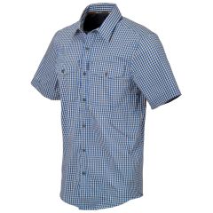 Camisa manga corta HELIKON-TEX Covert Concealed Carry cuadros azules