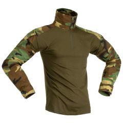 Camisa de combate INVADER GEAR Camo Woodland