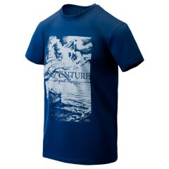 Camiseta HELIKON-TEX Adventure Is Out There azul