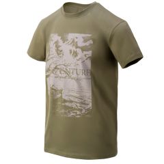 Camiseta HELIKON-TEX Adventure Is Out There verde oliva