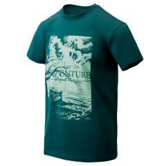 Camiseta HELIKON-TEX Adventure Is Out There verde