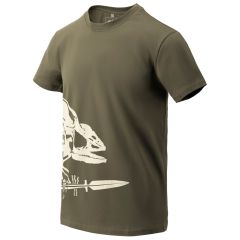 Camiseta HELIKON-TEX Full Body Skeleton verde