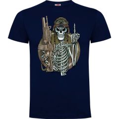 Camiseta SUMMIT OUTDOOR Esqueleto azul marino
