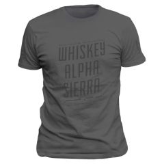 Camiseta WARRIOR ASSAULT Whiskey Alpha Sierra gris