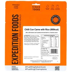Chili Con Carne y Arroz EXPEDITION FOODS 800 kcal