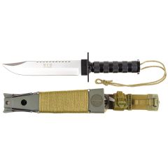 Cuchillo MFH Jungle II con kit de supervivencia