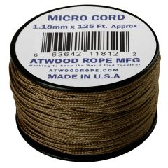 Rollo de Cuerda Micro Cord ATWOOD ROPE coyote - 38 metros