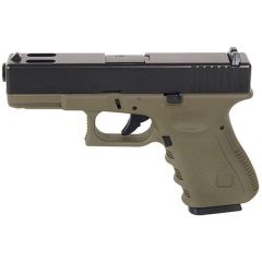 Pistola KJ Works Glock 32C OD metálica 6mm