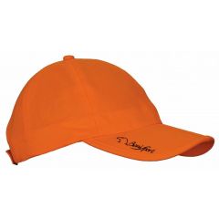 Gorra de caza naranja BENISPORT con visera plegable