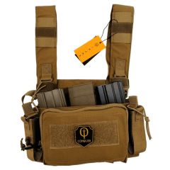 Micro Chest Rig CONQUER coyote