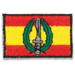 Parche de brazo bandera de España con logo MOE