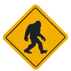 Parche goma 3D Bigfoot Warning