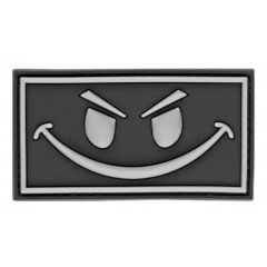 Parche goma 3D JTG Evil Smile negro