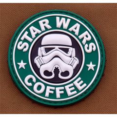 Parche goma 3D Star Wars & Coffee