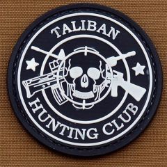 Parche de goma 3D Taliban Hunting Club