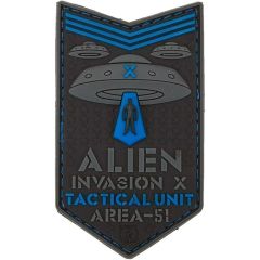 Parche JTG Alien Invasion azul