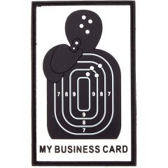 Parche de goma 3D My Business Card