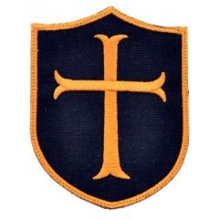 Parche textil Devgru Gold Squadron Crusader Cross - dorada