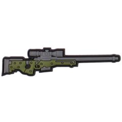 Parche fusil Sniper en goma 3D
