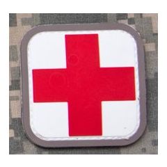 Parche de goma Cruz Roja 2"