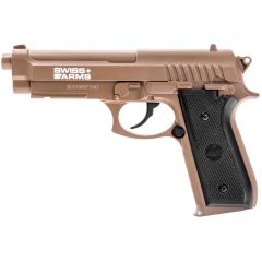 Pistola SWISS ARMS PT92 Tan CO2 4.5mm