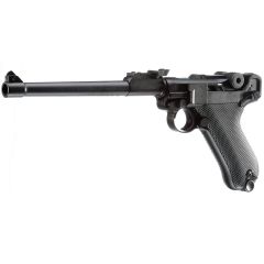 Pistola WE P08 8" Black GBB 6mm