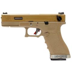 Pistola WE 18C V2 Custom Desert GBB 6mm