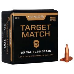 Puntas SPEER Target Match .308" de 168 Grains