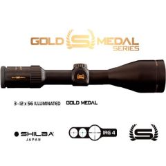 Visor SHILBA Gold Medal II 3-12x56 con Retícula Iluminada 4A